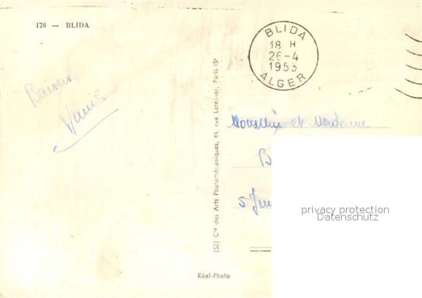 Blida Algerien Place d_Armes Fontaine Eglise Marabout – Bild 2