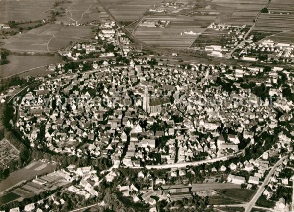 Noerdlingen Stadtzentrum Original Fliegeraufnahme S