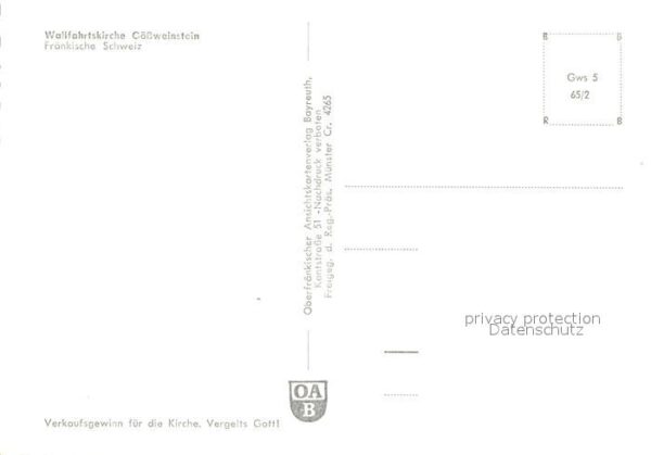 Goessweinstein Wallfahrtskirche Fliegeraufnahme – Bild 2