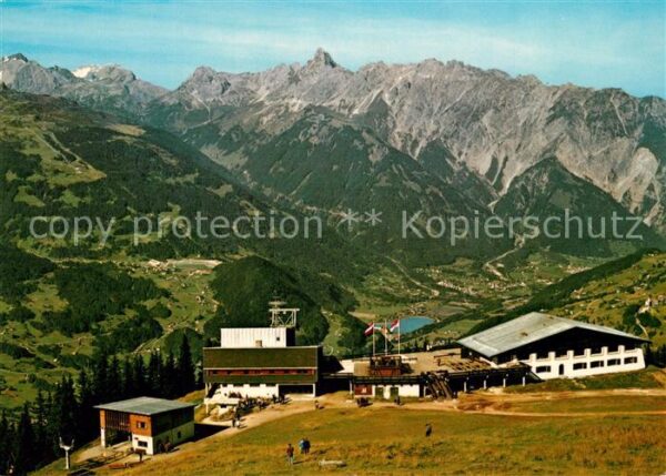 Schruns Vorarlberg Bergstation Kapellalpe Restaurant mit S