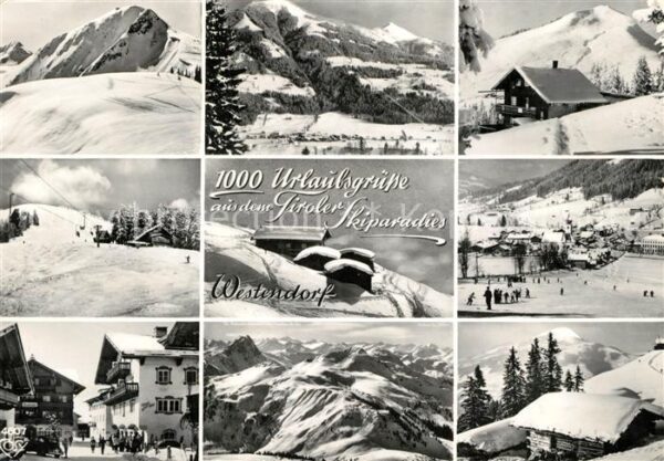 Westendorf Tirol Panorama Tiroler Skiparadies Winterspor