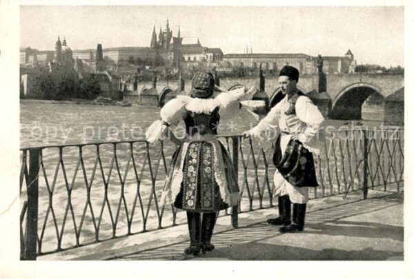 Praha Prahy Prague Hradcany Hradschin Prager Burg Trachten