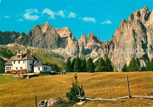 Rifugio Ciampedie Berghaus Dolomiten Rosengarten Catinacc