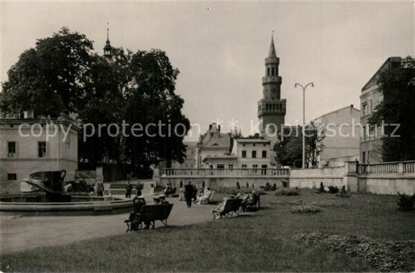 Opole Oppeln Oberschlesien Skwer na placu Wolnosci