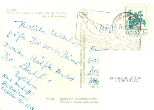 Tatry Vysoke Gebirge Nowe Schronikso w Dolinie Pieciu Stawow – Bild 2