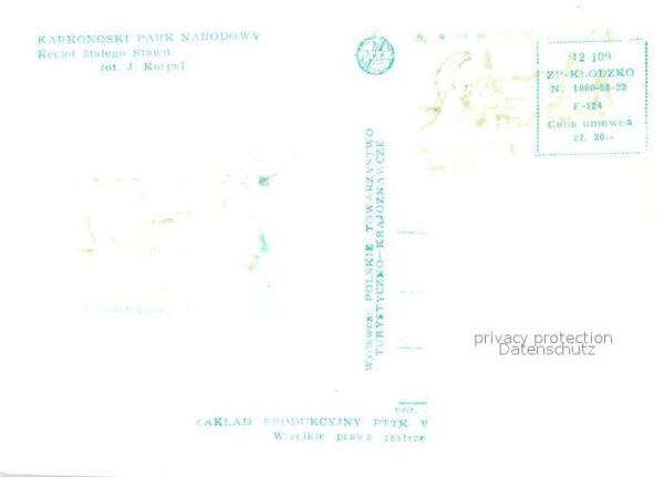 Jelenia Gora Hirschberg Schlesien Karkonoski Nationalpark Narodowy Kociol – Bild 2
