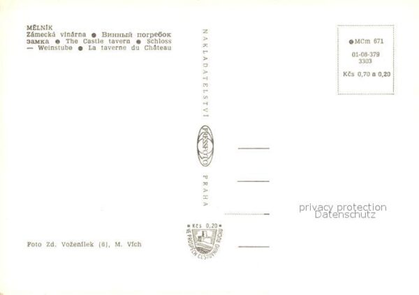Melnik Tschechien Zamecka vinarna Schloss Weinstube – Bild 2