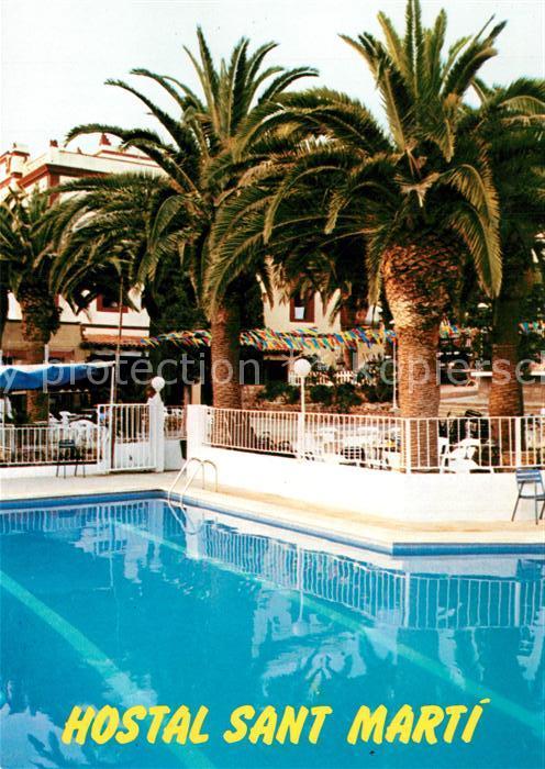 Tarragona Hostal Sant Martin Piscina Palmas
