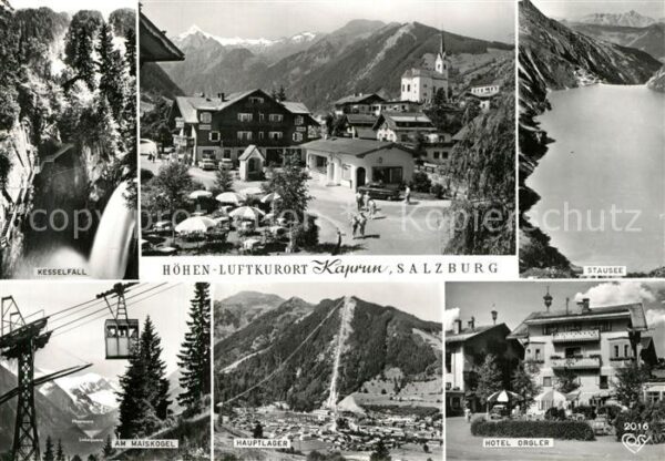 Kaprun Kesselfall Wasserfall Stausee Bergbahn