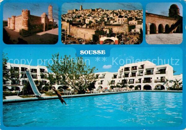 SOUSSE  Tunesie Hotel Salem Piscine Mosqué