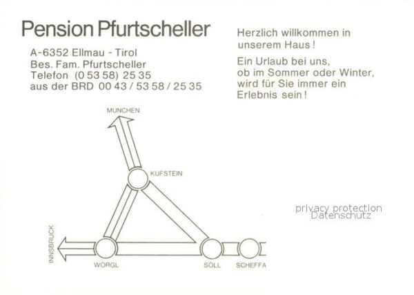 Ellmau Tirol Pension Pfurtscheller Alpen – Bild 2