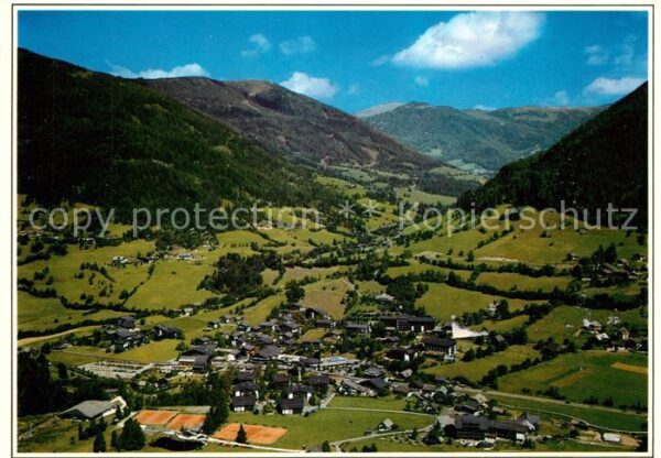 Bad Kleinkirchheim Kaernten Fliegeraufnahme