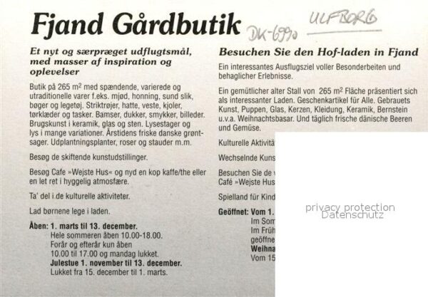Ulfborg Fjand Gardbutik Hofladen – Bild 2