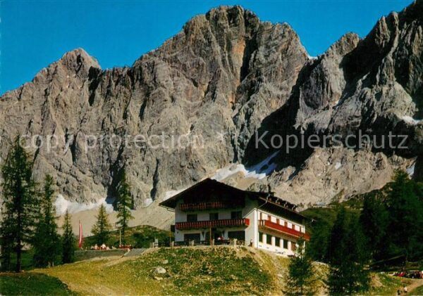Ramsau Dachstein Steiermark Berghotel Türlwand gegen Hohen Dachstei