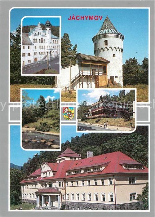 Jachymov Kurhotel Park Rathaus Turm