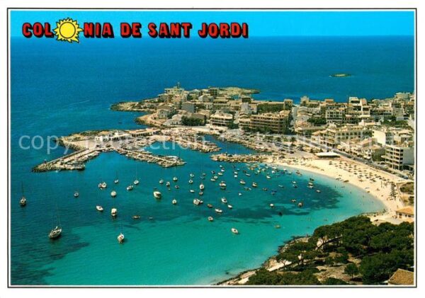 Colonia de Sant Jordi Fliegeraufnahme