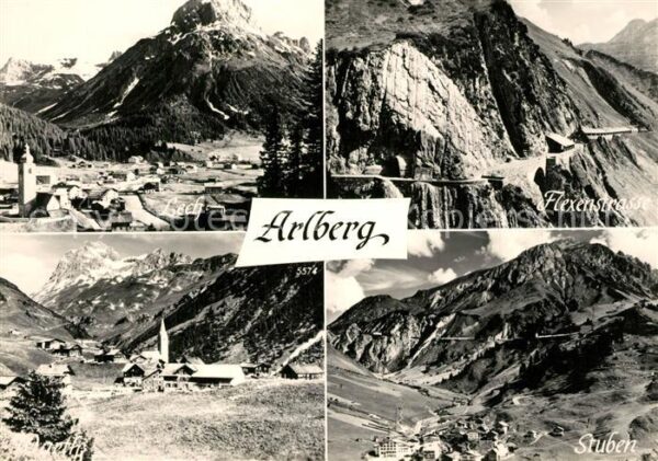 Arlberg Orte der Region Lech Warth Stuben Flexe