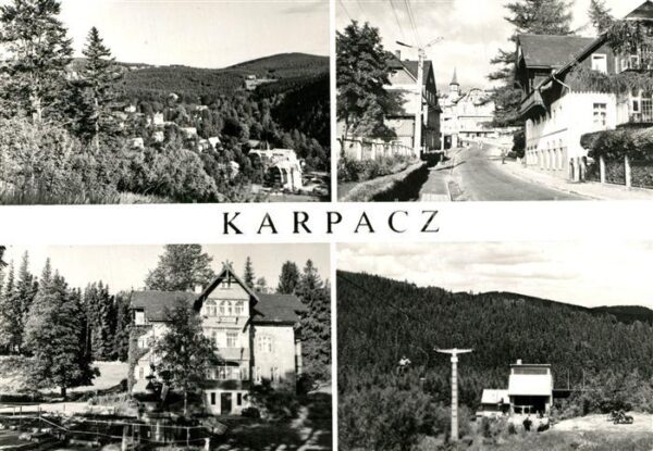 Karpacz Panorama Strassenpartie Ferienheim Sess