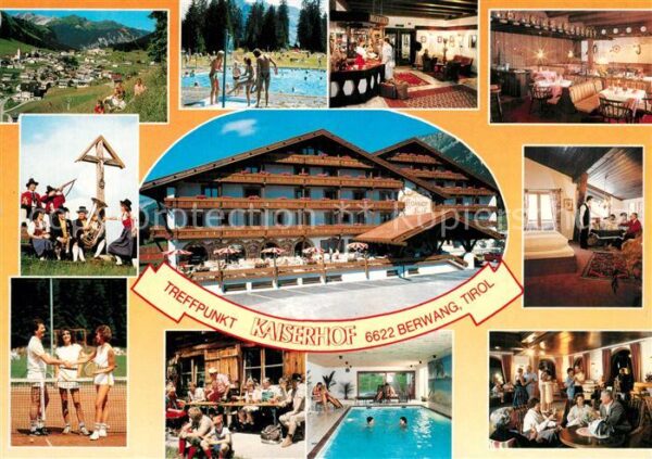 Berwang Tirol Sporthotel Kaiserhof im Sommer Tennis F
