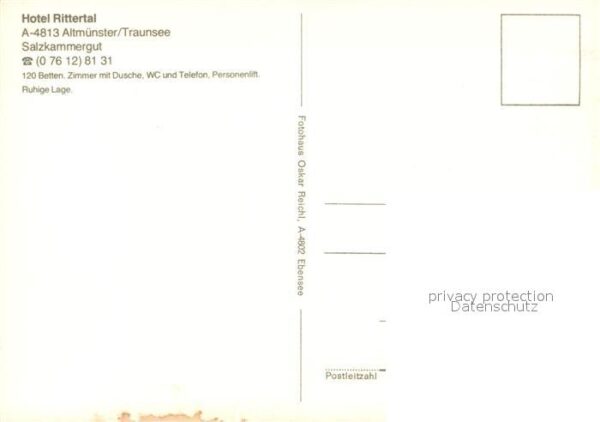 Altmuenster Traunsee Hotel Rittertal Restaurant – Bild 2