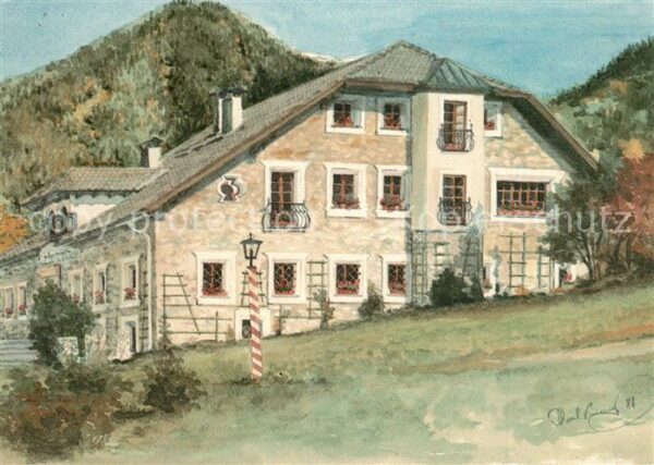 Grosskirchheim Restaurant Putzenhof Künstlerkarte
