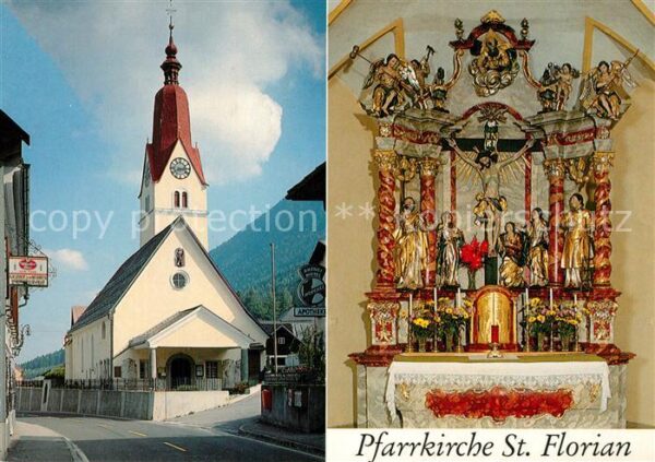 Bad Bleiberg Pfarrkirche St Florian 17. Jhdt. Altar