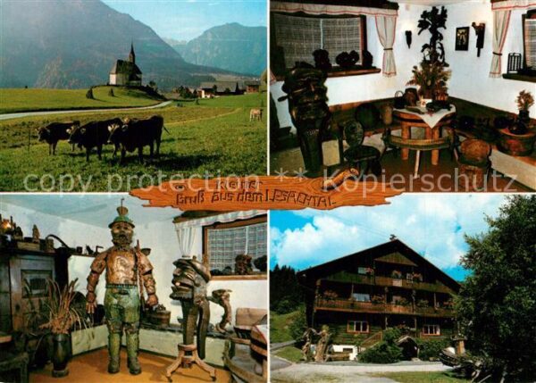 St Jakob Lesachtal Landschaftspanorama Lesachtal Bergbauer