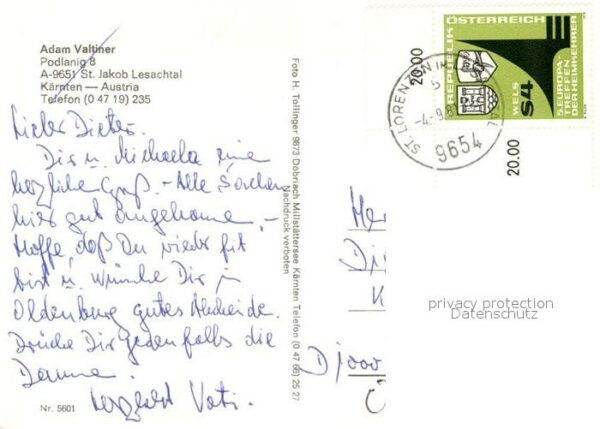 St Jakob Lesachtal Landschaftspanorama Lesachtal Bergbauer – Bild 2