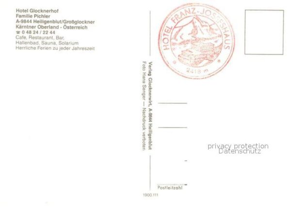 Heiligenblut Kaernten Hotel Glocknerhof Kirche Grossglockner – Bild 2