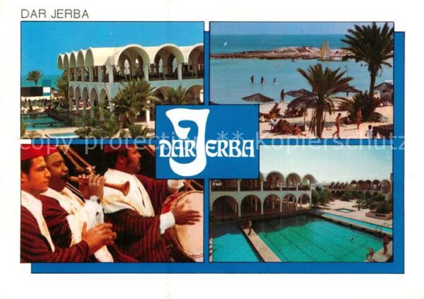 Djerba Hotel Swimming Pool Strand Palmen