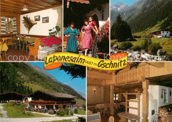 Gschnitz Tirol Laponesalm Bergbach Alpen