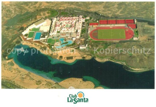 Lanzarote Kanarische Inseln Club La Santa Sportanlagen Fliegeraufna
