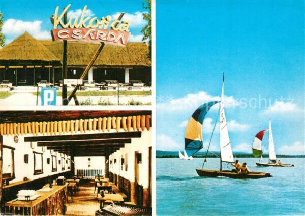 Balaton Plattensee Kukorica Csarda Gaststätte Restaurant S
