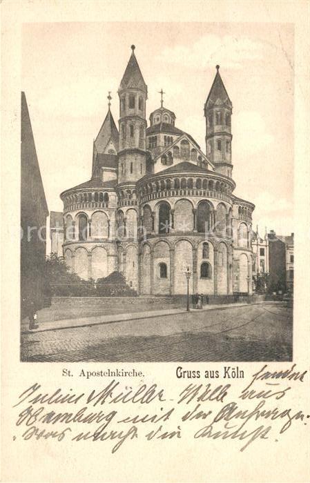Koeln Rhein Sankt Apostelnkirche