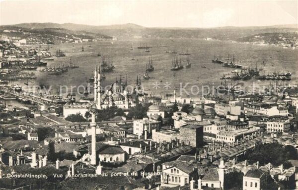 Constantinopel Istanbul Panorama Hafen