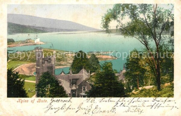 Kyles of Bute Schloss Panorama