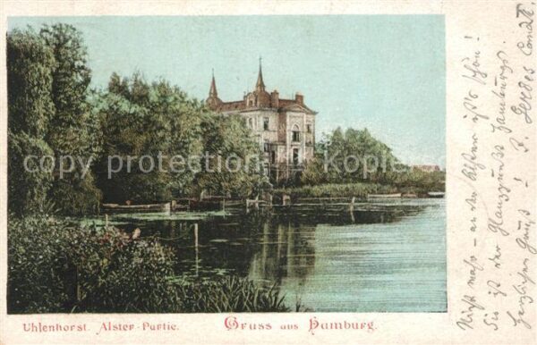 Hamburg Uhlenhorst Alster Partie