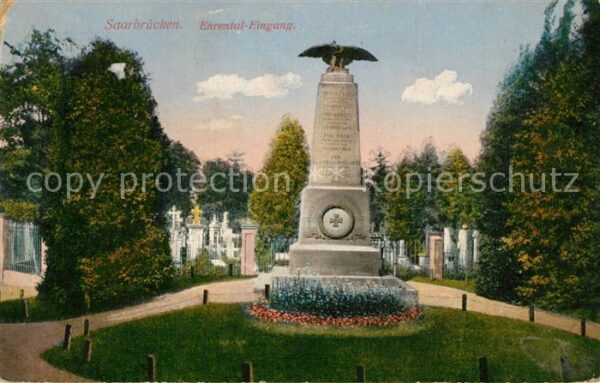 Saarbruecken Ehrental Denkmal Eingang