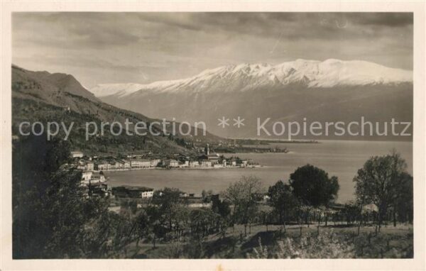 Salo Lago di Garda Panorama Riviera Alpenkette