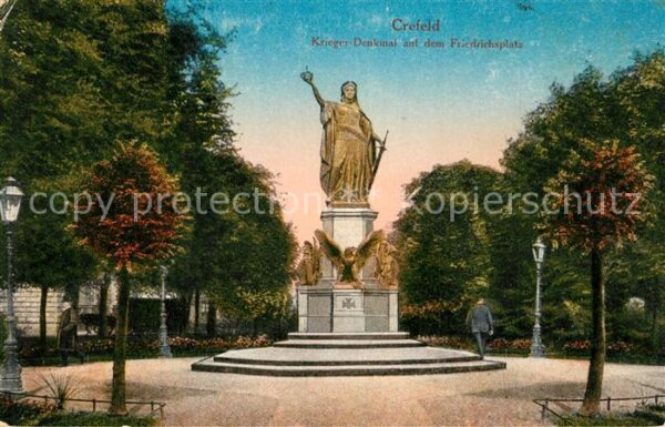 Krefeld Kriegerdenkmal am Friedrichsplatz