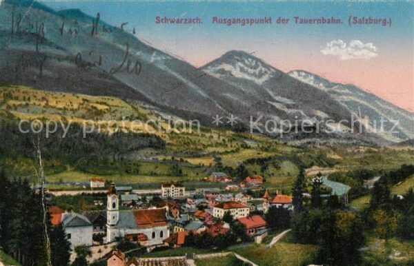 Schwarzach Pongau Panorama Kirche