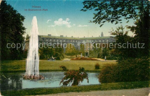 Hanau Main Stadtschloss Park