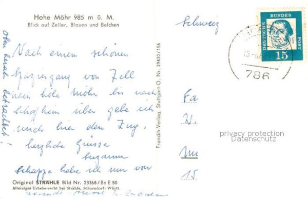Schopfheim Hohe Möhr Zeller Belchen Blauen – Bild 2