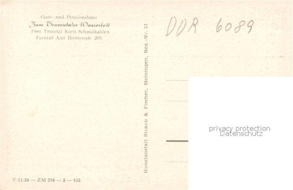 Trusetal Gasthaus Pension Zum Trusetaler Wasserf – Bild 2