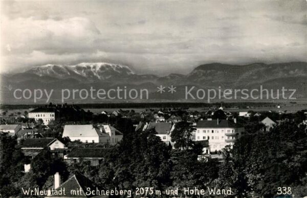 Wiener Neustadt Schneeberg Hohe Wand