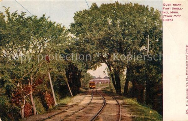 Minneapolis Minnesota Glen Fort Snelling Twin City Lines