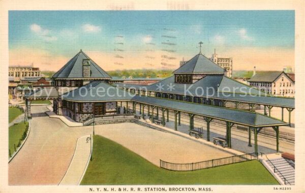 Brockton Massachusetts N Y N H H R R Station