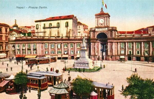 Napoli Neapel Piazza Dante