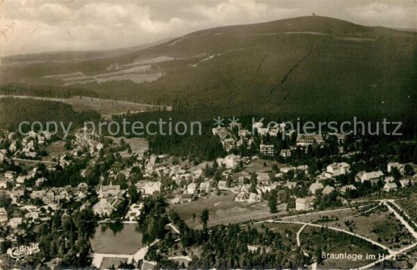 Braunlage Fliegeraufnahme Warmbergschanze Warmber