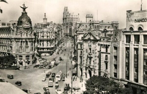 Madrid Spain Avnida de Jose Antonio